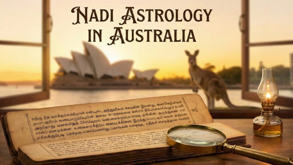 Nadi Astrology in Australia reveals your life path, career, marriage, and remedies through ancient Agathiya palm leaf readings.